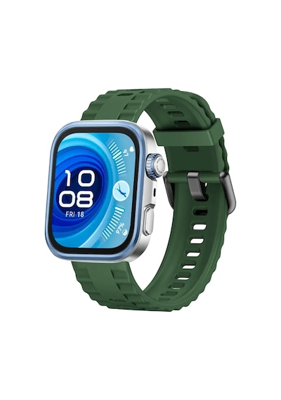 Newface - 946 - Huawei Apple Watch Uyumlu Fit 3 Kla Kordon - - Csmo-tex - Koyu Yeşil