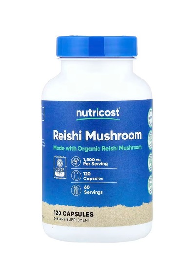 Nutricost Organic Reishi Mushroom 120 Capsules
