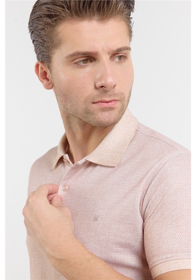 İmza Bej Kısa Kol Baskılı Pike Polo Yaka Cepsiz Esnek Casual Slim Fit Tişört 1011250153 Açık Bej İmza Bej Kısa Kol Baskılı Pike Polo Yaka Cepsiz Esnek Casual Slim Fit Tişört 1011250153 Açık Bej