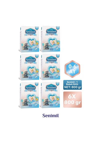Senımıl 1 Bebek Sütü 800 G 6 Adet