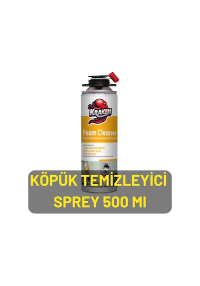 Kraken Köpük Tabancası Temizleyici Sprey 500Ml