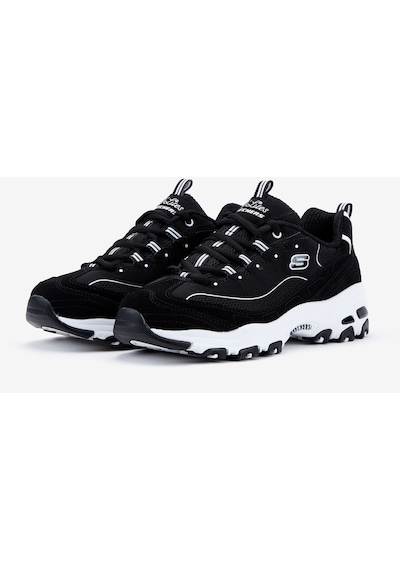 Skechers D'Lites - March Forward Kadın Siyah Sneakers 13148 Bkw Siyah Skechers D'Lites - March Forward Kadın Siyah Sneakers 13148 Bkw Siyah