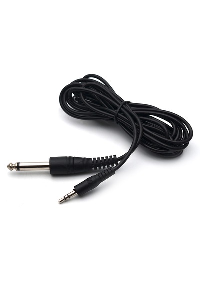 1.4 Metre 6.3mm Mono Çivi Jack To 3.5mm Stereo Aux Gitar Ses Kablosu