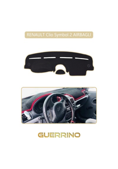 Renault Clio Symbol 2 Aırbaglıtorpido Koruma Halısı Bej Kenar
