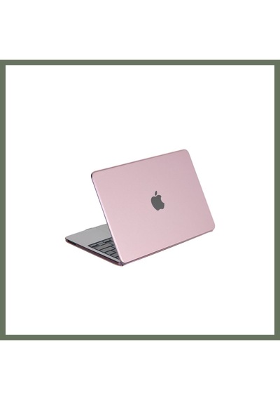 Bezos Apple Uyumlu MacBook Neo Şeffaf Apple Uyumlu MacBook Kapak - Pembe Bezos1