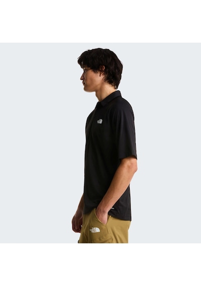 The North Face M Lıghtrange Packable Short Sleeve Polo Erkek Tişört Nf0a8g0vjk31 Siyah