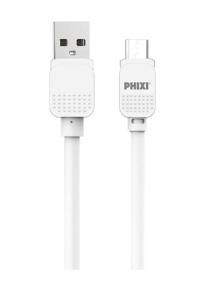 Phixi CB405M Basic 30 CM Micro USB Şarj ve Data Kablosu Beyaz