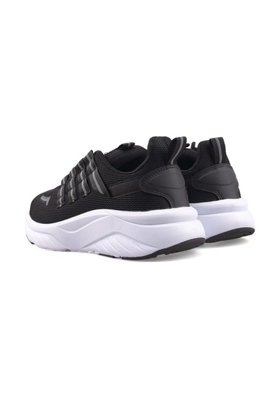 Mcdark Kadın Siyah Sneaker Hafif Çift Renkli Taban Siyah Beyaz