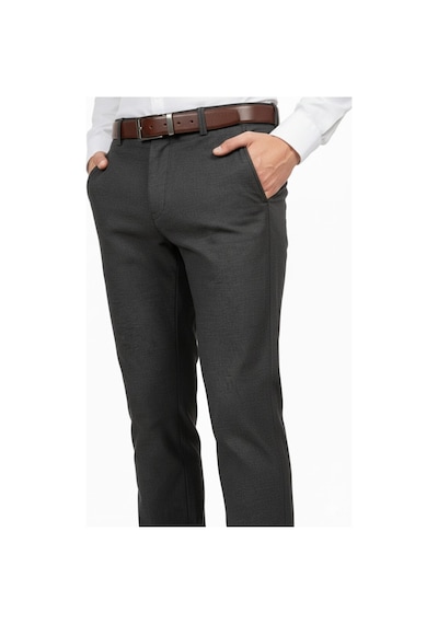 Kamer Erkek Regular Fit Klasik Pilesiz Kanvas Pantolon P1168 Bgl-st04796 Kahverengi