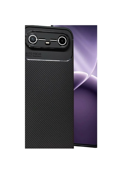 Tecno Spark Slim 5g Auto Focus Karbon Kapak - Siyah Evimdeyokyok
