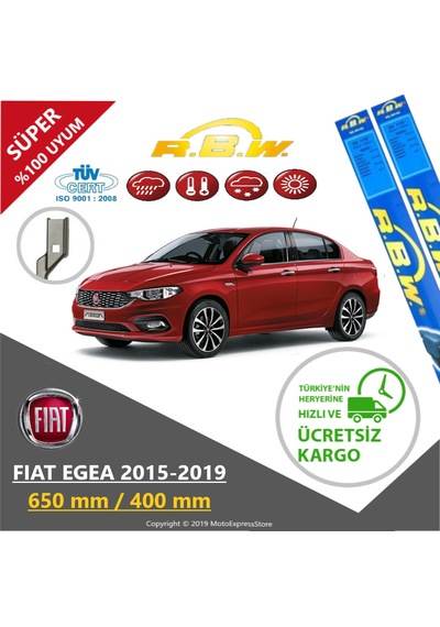 Fiat Egea Rbw Ön Muz Silecek Takımı 2015-2019