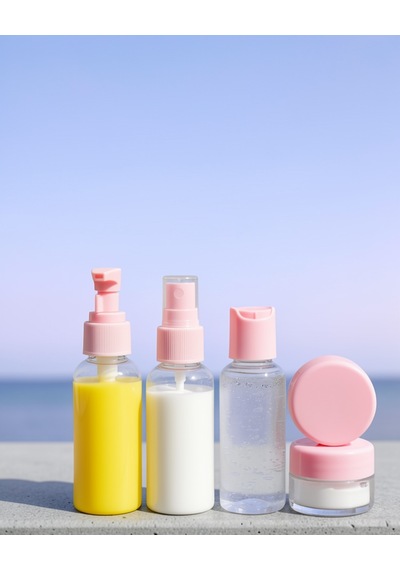 Kompakt 5 Parça Seyahat Kozmetik Şişe Takımı 30 Ml