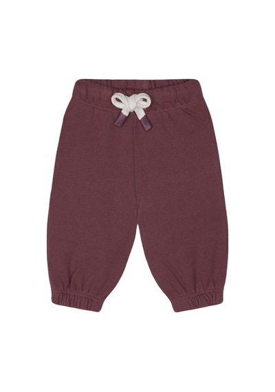 Antebies Pamuk Kumaştan Üretilmiş, Cool Kids Nakışlı, Omuzdan Çıtçıtlı, Raglan Kollu, Uzun Kollu Bebek Sweatshirtü, Bel Lastikli Bağcıklı Pantolon Takımı Bordo