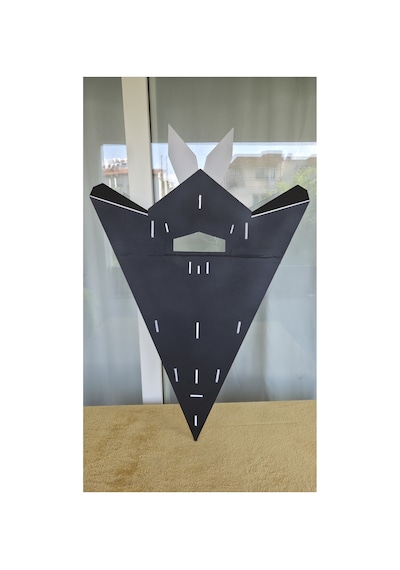 F-117 Nighthawk Rc Uçak Montajlı Gövde Kit-elektroniksiz Diğer