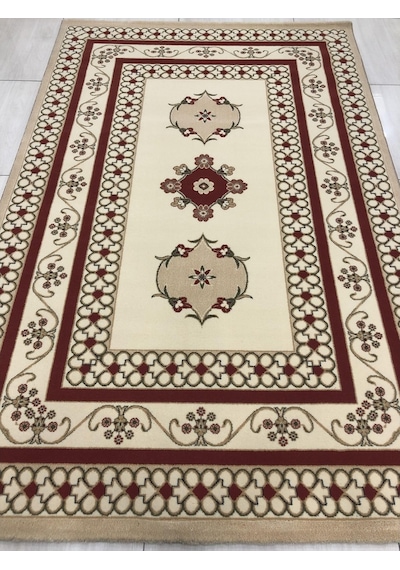 Saray Halı Gold Serisi 2165 Krem 150X230 %100 Yün Halı 4 M2 Krem