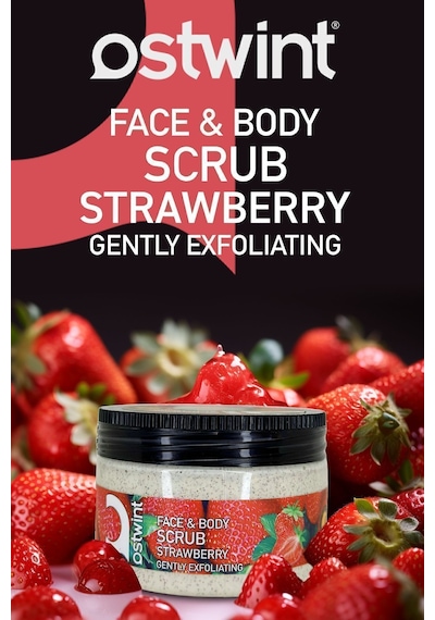 Peeling Gel 300 Ml Strawberry Scrub 2 Adet