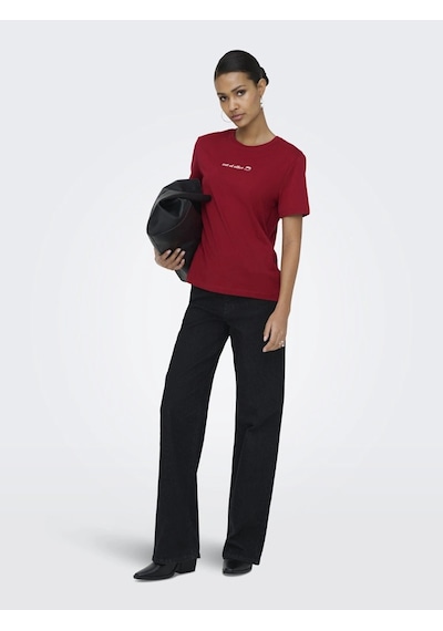 Only 15368653 0 Yaka Kadin Body - Bordo Beyaz Bordo Beyaz