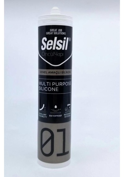 Genel Amaçlı Silikon Şeffaf 280gr 1 Adet