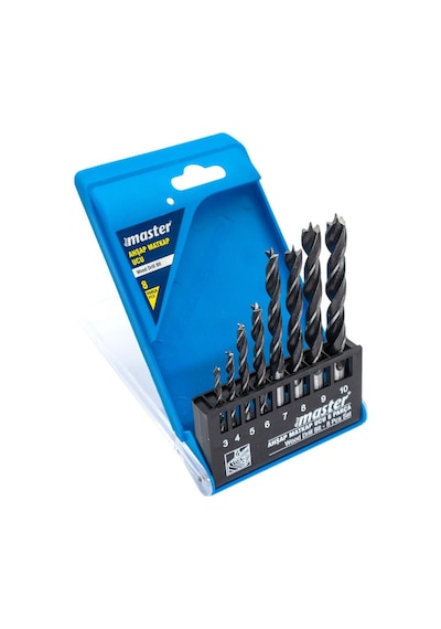 Master 530840 Ahşap Matkap Ucu Seti 3-10mm 8 Parça
