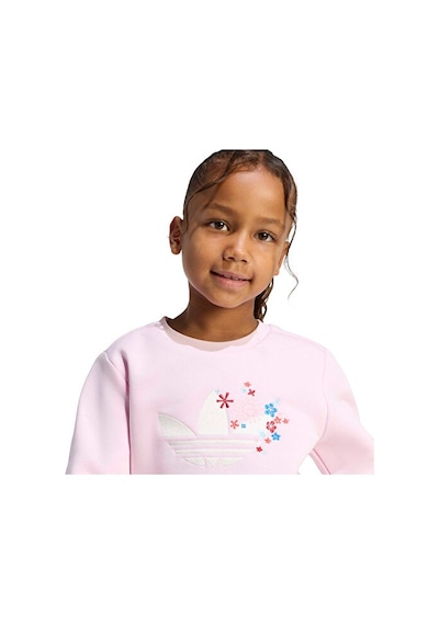 Adidas Crew Set Çocuk Günlük Eşofman Takımı Kd1750 Pembe
