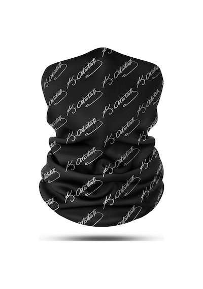 Dair Atatürk İmza Desenli Boyunluk Bandana Outdoor Balaklava Yüz Maskesi Kafa Bandı