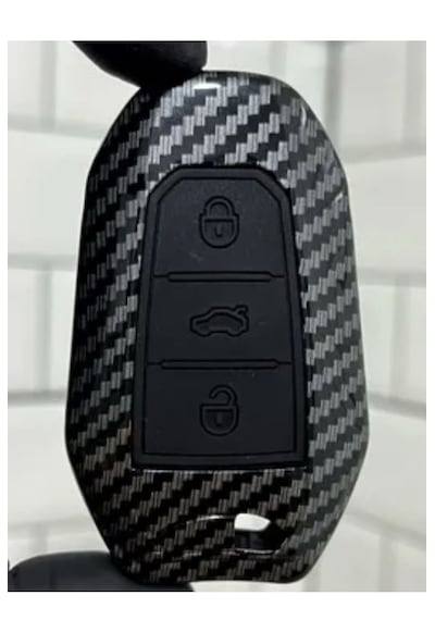 Toyota Proace City Uyumlu Karbon Anahtar Kılıfı