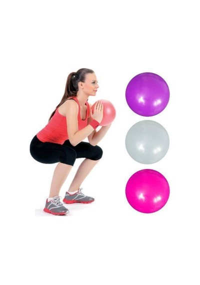 Clifton Pilates Topu 25 Cm Deluxe Pilates Topu Mini Top, Tek Ebat, Pltmt25, Mor