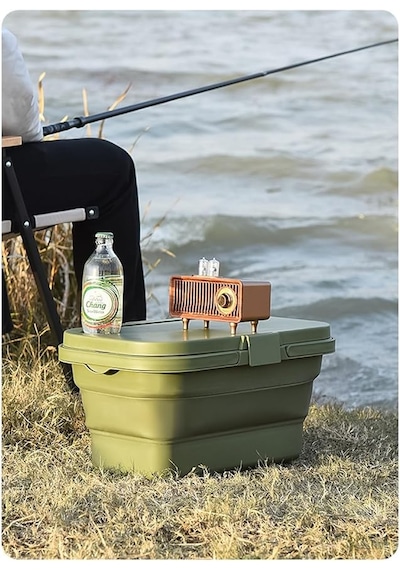 Katlanır Piknik Sepeti Yeşil