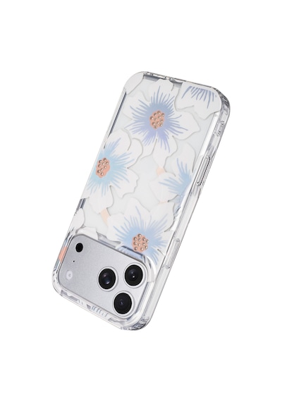 Onegif Apple İphone 17 Pro/18 Pro Desina Magsafe Kapak - Desen 2 Beyaz