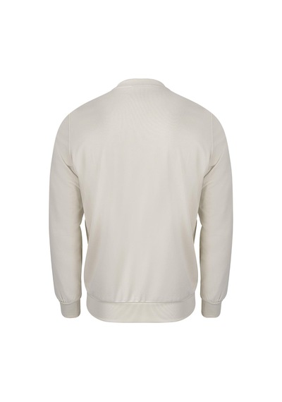 Maraton Comfort Erkek Bisiklet Yaka Taş- Sweatshirt Taş-