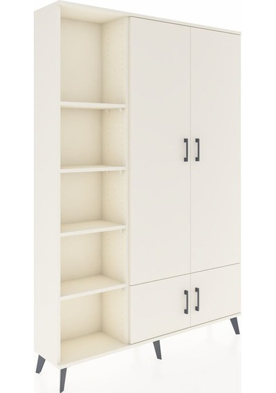 Arges Dolap 6 Raflı 4 Kapaklı Tek Askılı 132x30x195 Aytaşı-ay... Aytaşı Arges Dolap 6 Raflı 4 Kapaklı Tek Askılı 132x30x195 Aytaşı-ay... Aytaşı