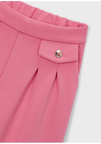 Kız Çocuk Pileli Pantolon Yeşil 3584 Pembe