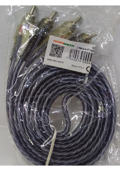 Teknogreen Tac-02 2M 2 Rca Anfi Kablosu