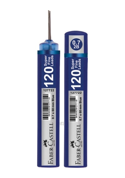 Faber Castell Grip Min 0.7 MM 120'li Tüp Mavi