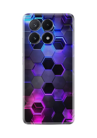 Poco X6 5g Kılıf Desenli Silikon Platinium Series Petekler 1889