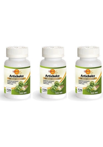 Force Nutrition Artichoke (Enginar) 120 Tablet 3 Kutu