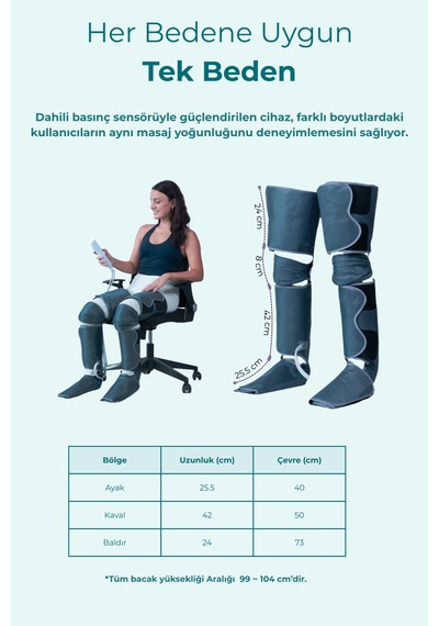 Mdsgroup Çift Bacak Hava Sıkıştırmalı Isıtmalı Ayak Ve Bacak Masaj Aleti Elektrikli Lenf Drenaj Cihazı Çok Renkli