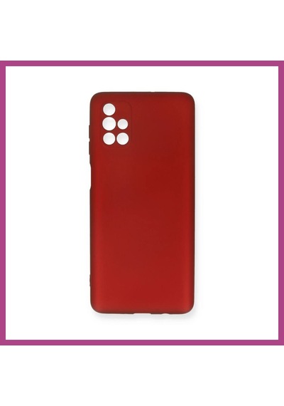 Gees Global Samsung Galaxy M51 Kılıf First Silikon - Bordo Gbzs
