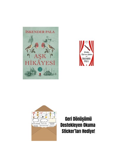 Aşk Hikâyesi + Darbe: Kan Ve Sultan Ciltli + Okuma Sticker'ları