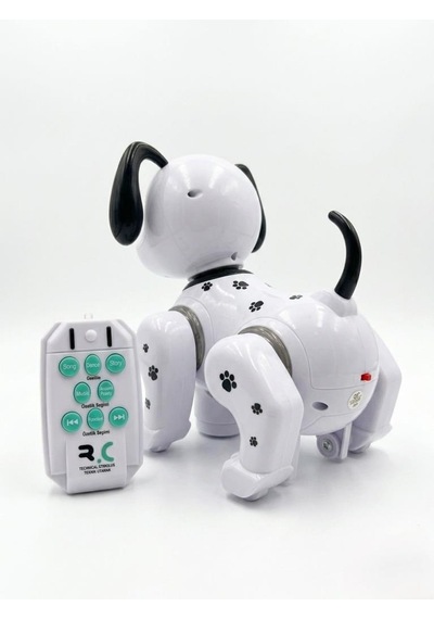 İnteraktif Akıllı Robot Köpek - Led Işıklı, Şarkı Söyleyen Ve Dans Eden Uzaktan Kumandalı Eğitici Oyuncak