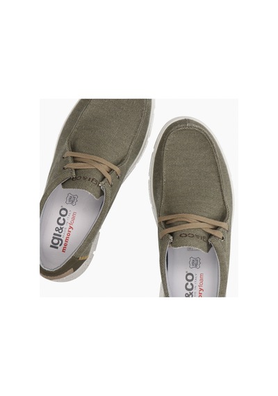 Mılıtary Sneaker Günlük Erkek Diğer 7615311 Igı&co Utb 76153 T.canvas Delave Miliitare Yeşil
