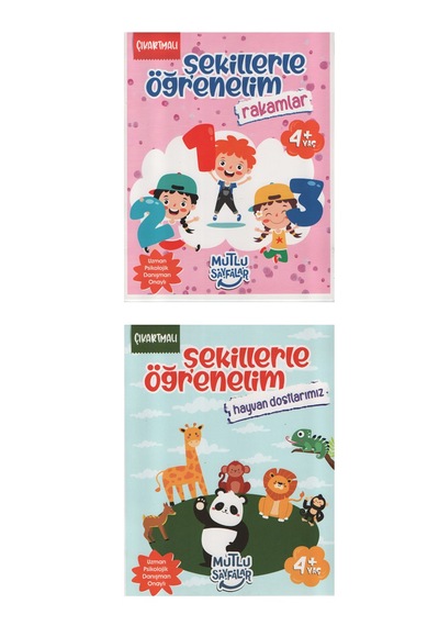Şekillerle Öğrenelim Hayvan Dostlarımız-rakamlar Çıkartmalı