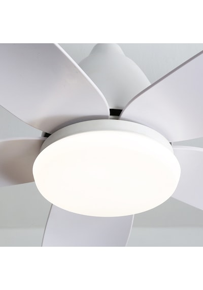 Fancium DKF-502 47" Led Aydınlatmalı Uzaktan Kumandalı Tavan Vantilatörü Beyaz
