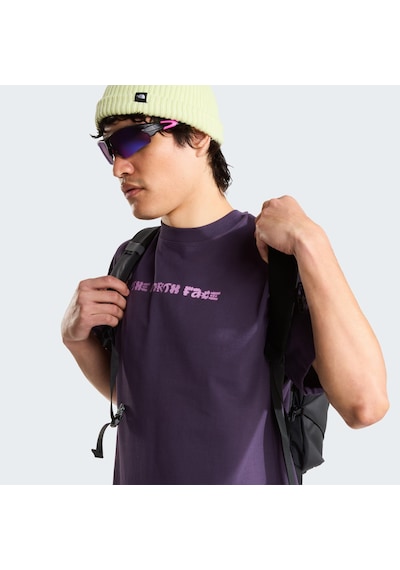 The North Face M Logo Twist Relaxed Short Sleeve Tee-gr Erkek T-shirt-32863 Mor