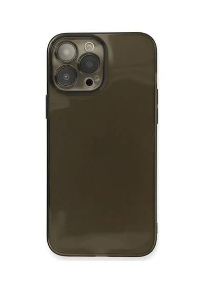 Apple iPhone Uyumlu,  13 Pro Kılıf Fly Lens Silikon - Siyah