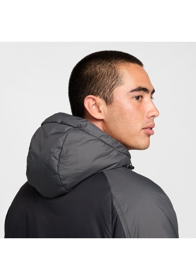 Nike Trail Primaloft Therma-fıt Erkek Siyah Koşu Ceketi-sportxstore Siyah-gri