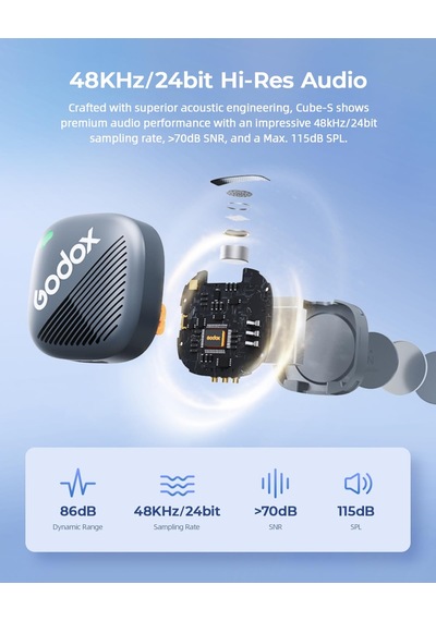 Godox Cube-sl Kit2 Çiftli Mikrofon Lıghtnıng