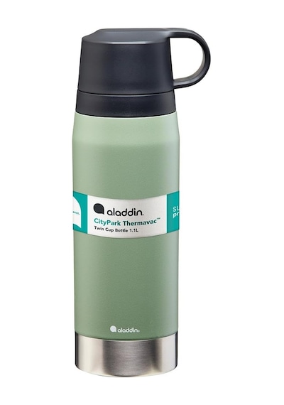 Aladdin Citypark Thermavac Çift Bardaklı Çelik Termos, 1.1 L Genel
