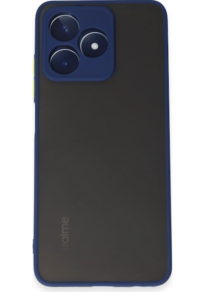 Ilkeshop Newface Realme C53 Kılıf Montreal Silikon Kapak - Lacivert