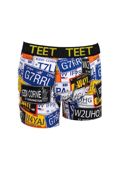 Teet Premium Erkek Boxer Pamuklu Desenli 4'Lü Set K1 001